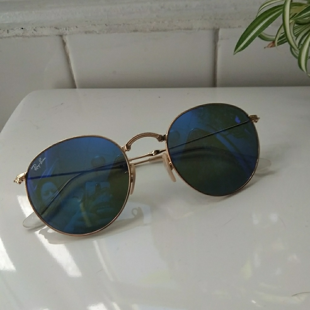 Ray Ban round folding sunglasses